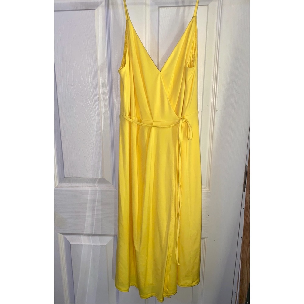 Cross over body dress